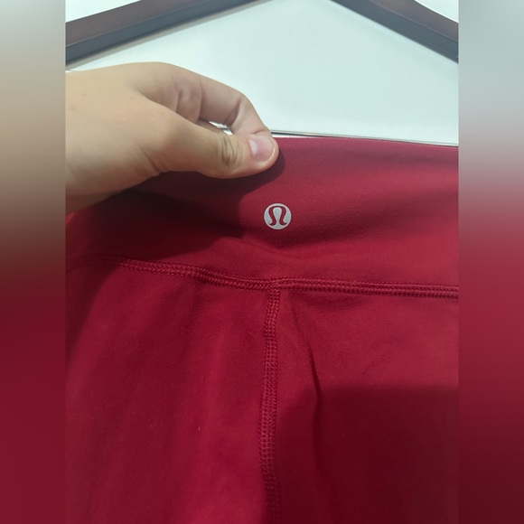 Lululemon Wunder Under Pant III Dark Red Size 6 - Picture 7 of 9